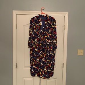 Business dress but a little party too